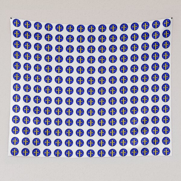 Artikelvorschau, (Blau) Ein einfacher christlicher Volleyball entworfen und verkauft von Dkdesign41.