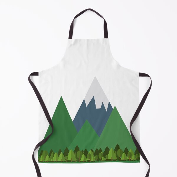 Item preview, Green mountains with ice on top of one of them designed and sold by smitke.