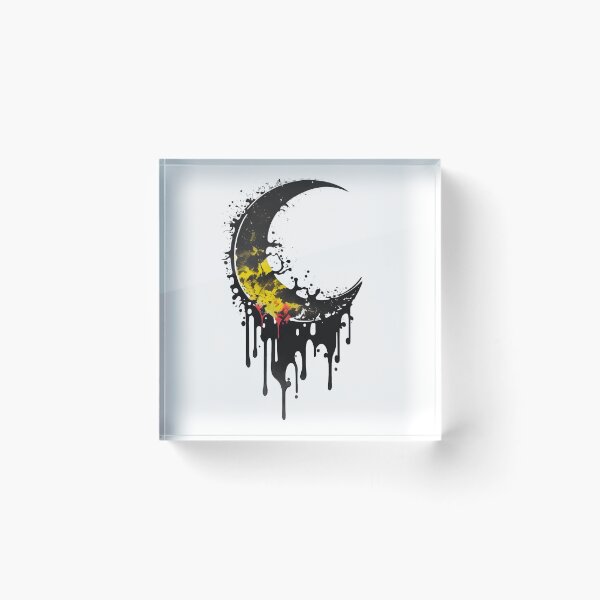Artikelvorschau, Melting Crescent Moon Graffiti entworfen und verkauft von ninaneco.