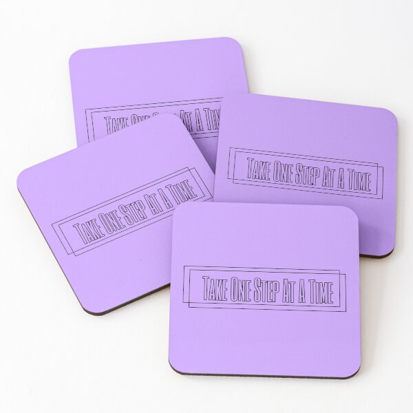 Item preview, Take One Step At Time Words Of Affirmation Sticker Magnet Design designed and sold by Saritas Boutique Shop.