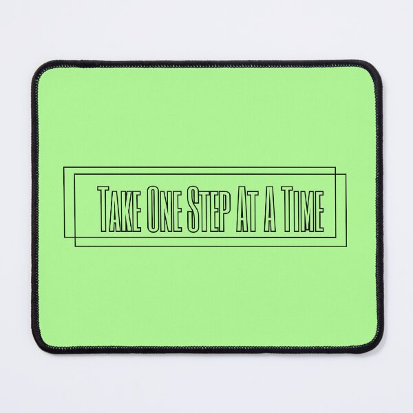 Item preview, Take One Step At Time Words Of Affirmation Sticker Magnet Design designed and sold by Saritas Boutique Shop.