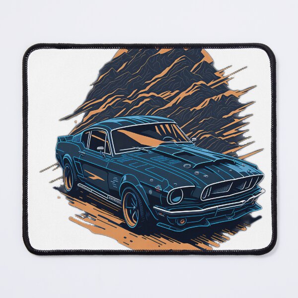 Item preview, Mustang Cobra Shelby Colourful Shades Highly Detailed Clean Vector Image designed and sold by RedArtG09.