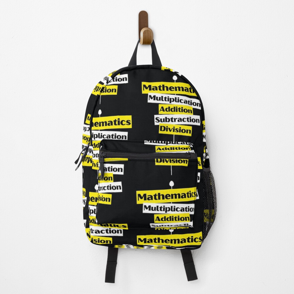 Item preview, Backpack designed and sold by MathVerge.