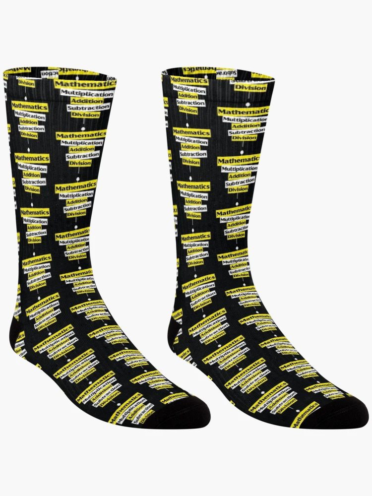 Thumbnail 3 of 5, Socks, Mathematics designed and sold by MathVerge.