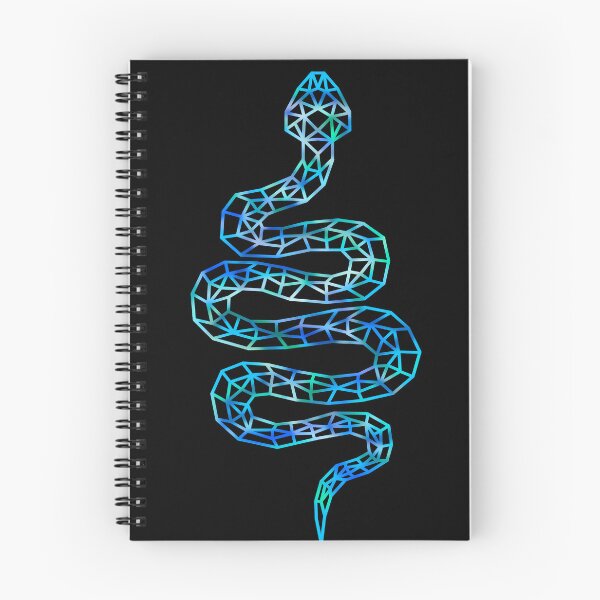 Item preview, blue snake as grid lines designed and sold by octo-PS.