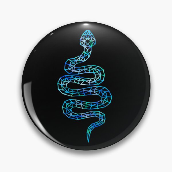 Item preview, blue snake as grid lines designed and sold by octo-PS.