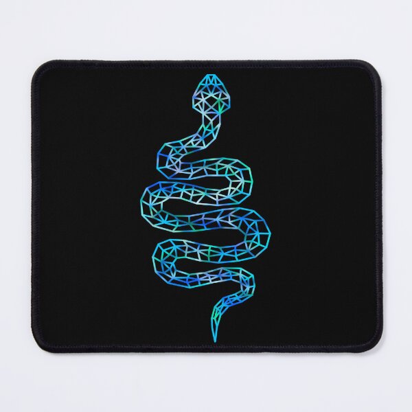 Item preview, blue snake as grid lines designed and sold by octo-PS.