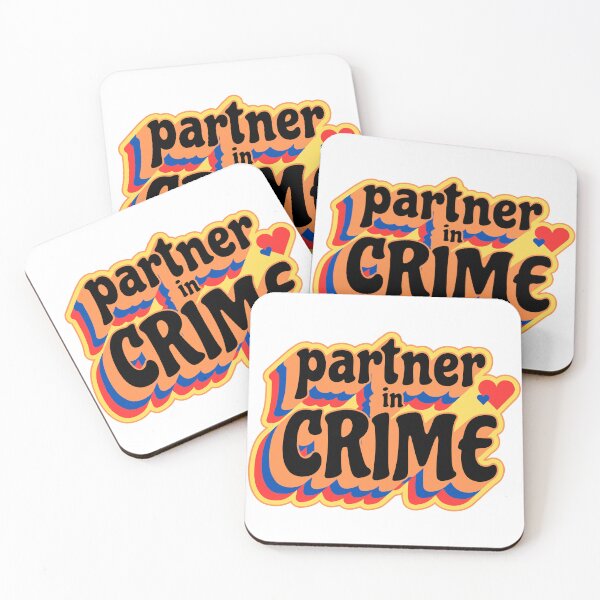 Item preview, Partner in Crime Besties Slogan designed and sold by AntoetePichon.