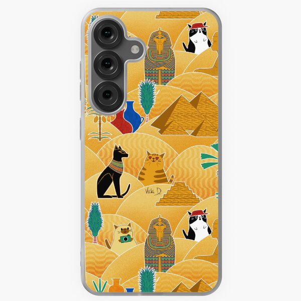 Item preview, Cats on vacation in ancient Egypt  designed and sold by Vicki Dunlop.