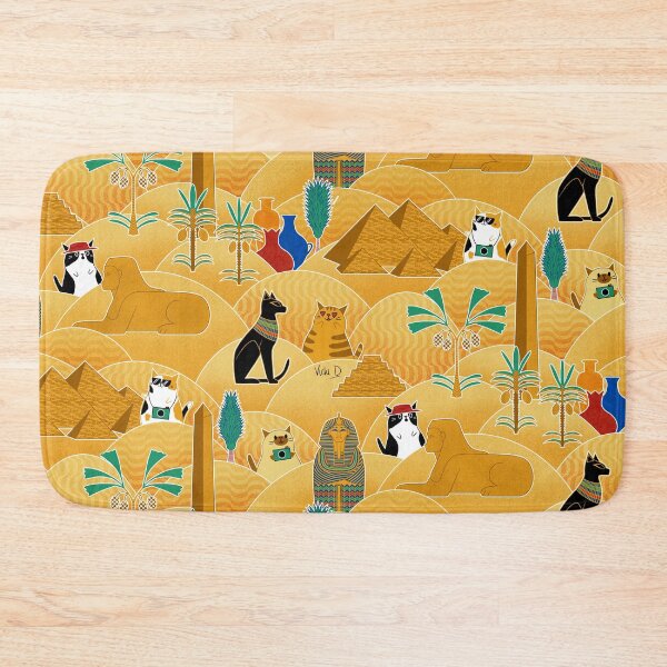 Item preview, Cats on vacation in ancient Egypt  designed and sold by Vicki Dunlop.