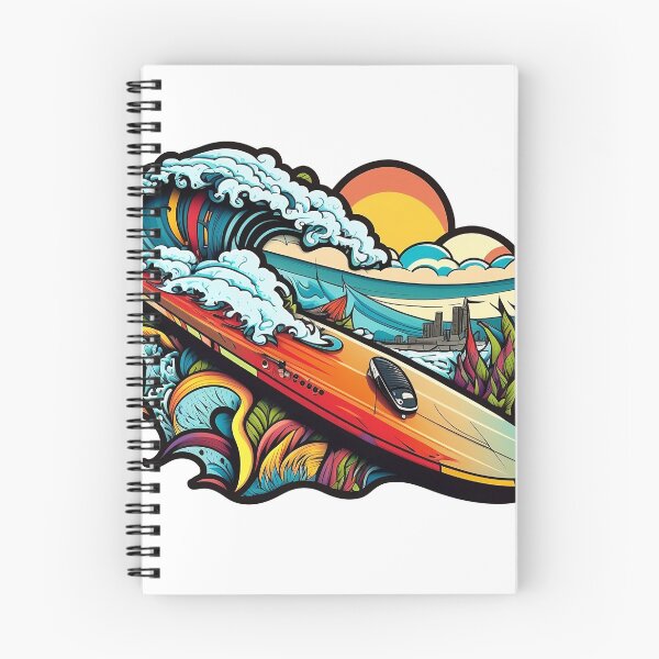 Item preview, color surfboard designed and sold by STICKER2DWORLD.