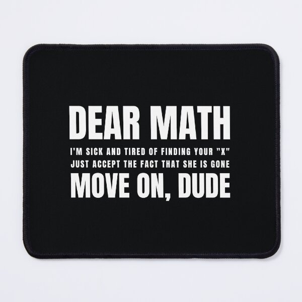 Item preview, Funny Dear Math Joke designed and sold by MathVerge.