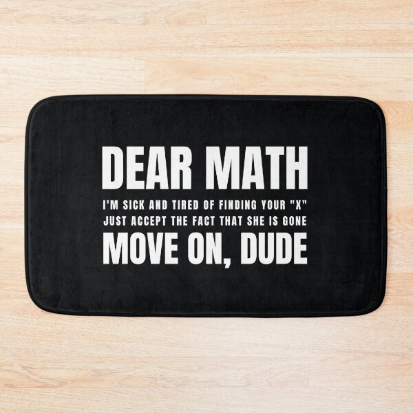 Item preview, Funny Dear Math Joke designed and sold by MathVerge.