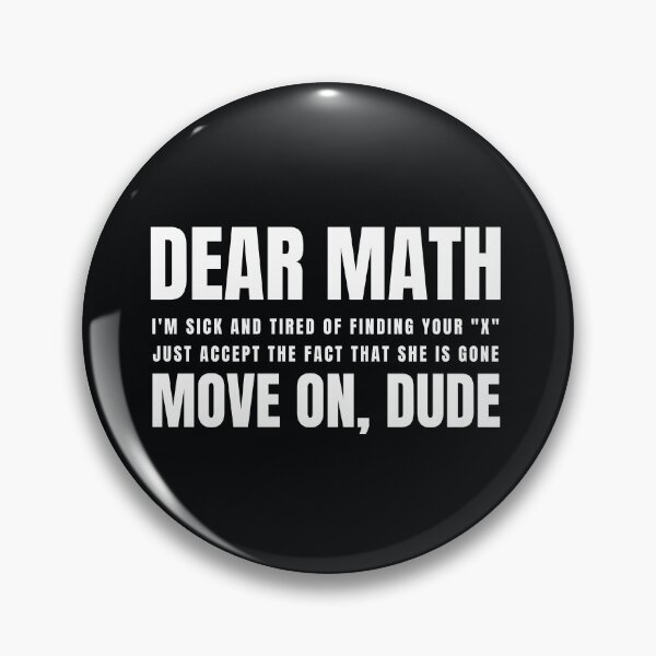 Item preview, Funny Dear Math Joke designed and sold by MathVerge.