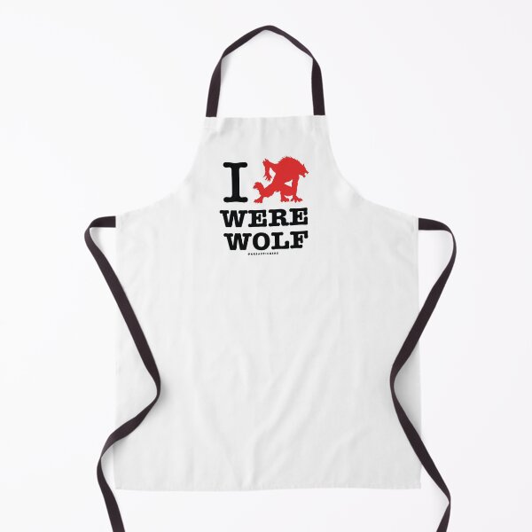 Item preview, I Love Werewolf - White designed and sold by AreaStickers.