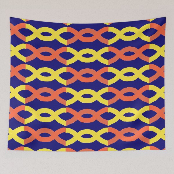 Item preview, Yellow red side hexed designed and sold by awsomepatterns.
