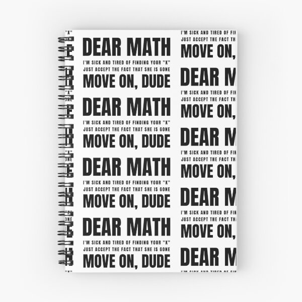 Item preview, Funny Dear Math Joke designed and sold by MathVerge.