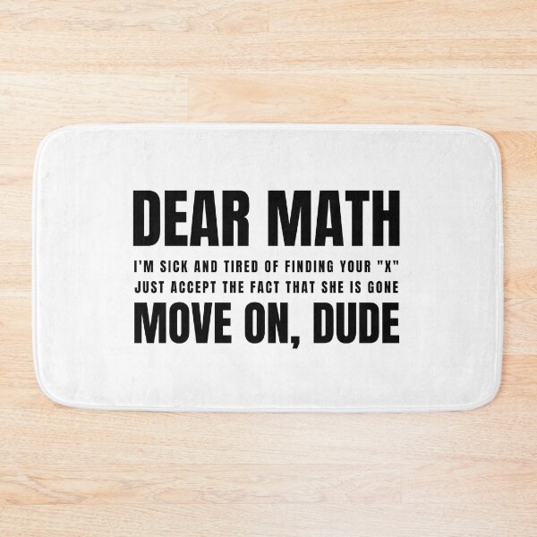 Item preview, Funny Dear Math Joke designed and sold by MathVerge.