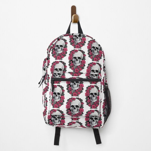 Item preview, skull with roses designed and sold by GraphicGear32.