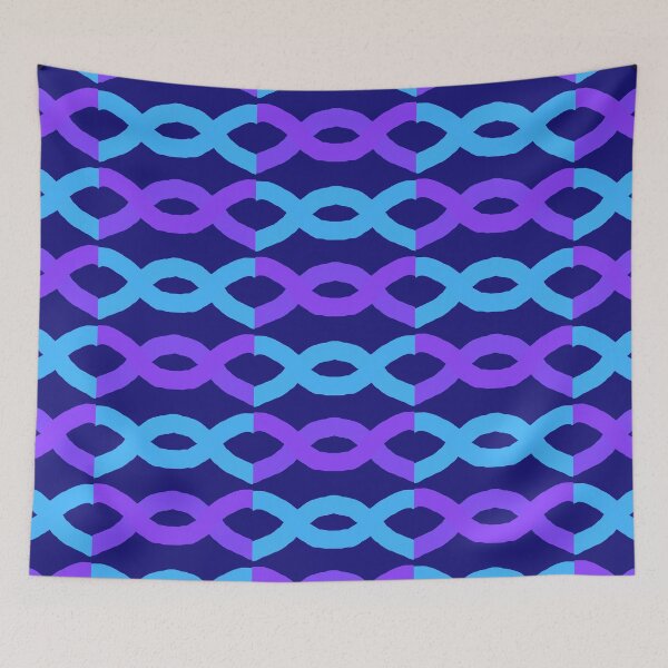 Item preview, Purple blue side hexed designed and sold by awsomepatterns.