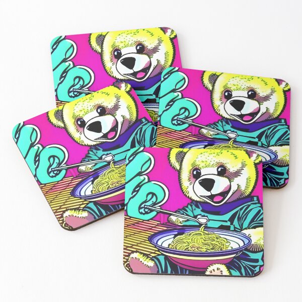 Item preview, Teddy bear loves noodles designed and sold by LeftoRight.