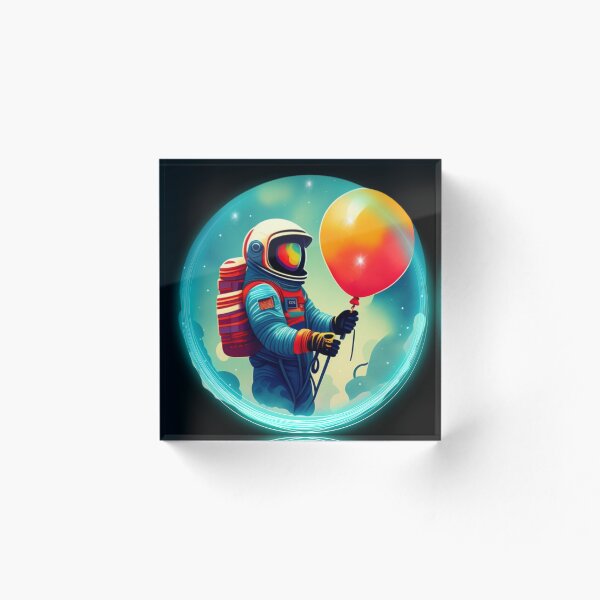 Item preview, Astronaut and the Balloon designed and sold by DonaFada.