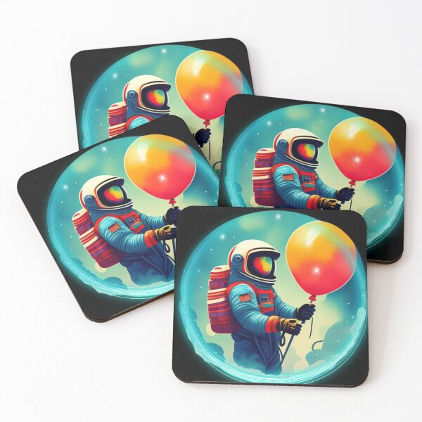 Item preview, Astronaut and the Balloon designed and sold by DonaFada.