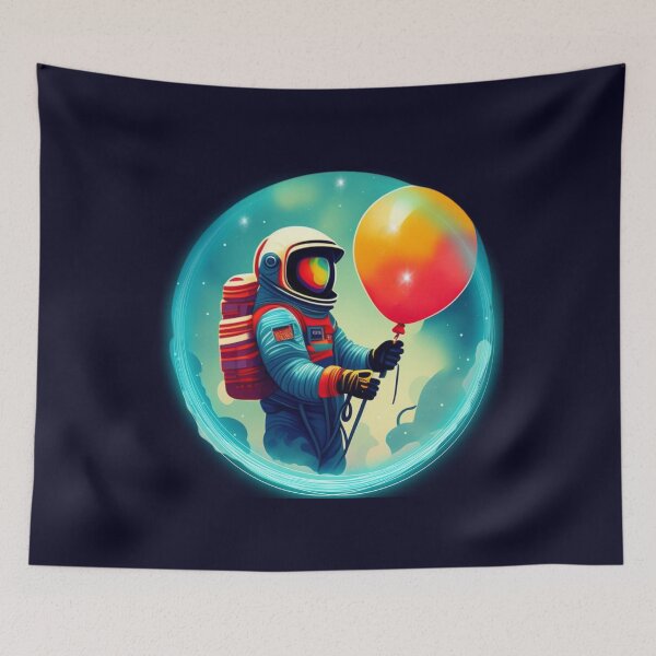 Item preview, Astronaut and the Balloon designed and sold by DonaFada.