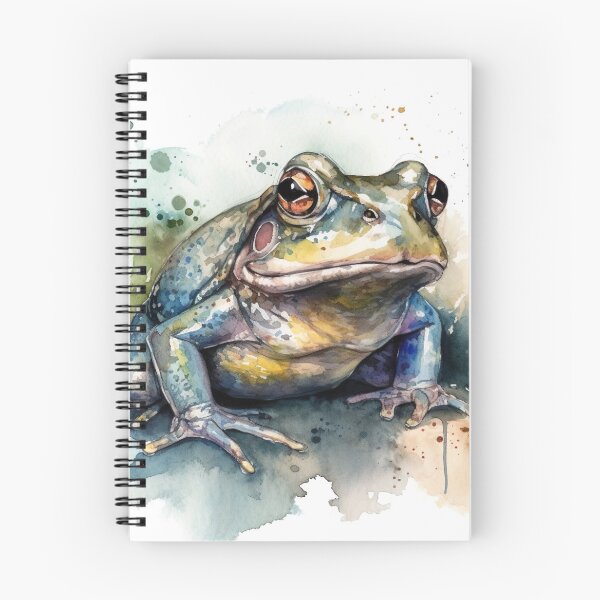 Item preview, Watercolor Wash Bullfrog  designed and sold by Matt's Artificial Nature.