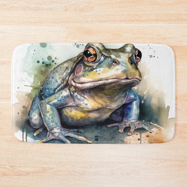 Item preview, Watercolor Wash Bullfrog  designed and sold by Matt's Artificial Nature.