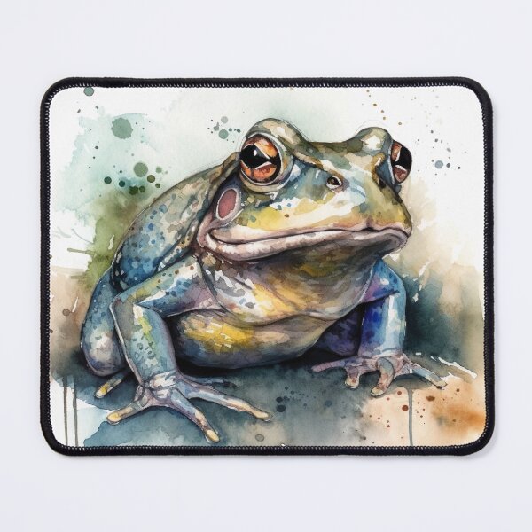 Item preview, Watercolor Wash Bullfrog  designed and sold by Matt's Artificial Nature.
