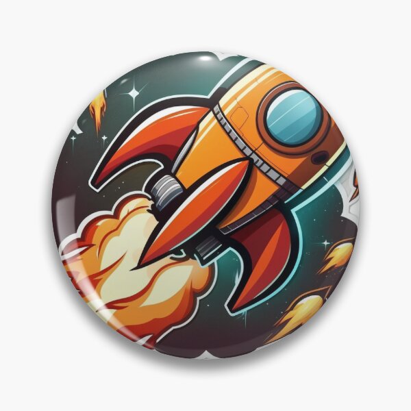 Item preview, color rocket designed and sold by STICKER2DWORLD.