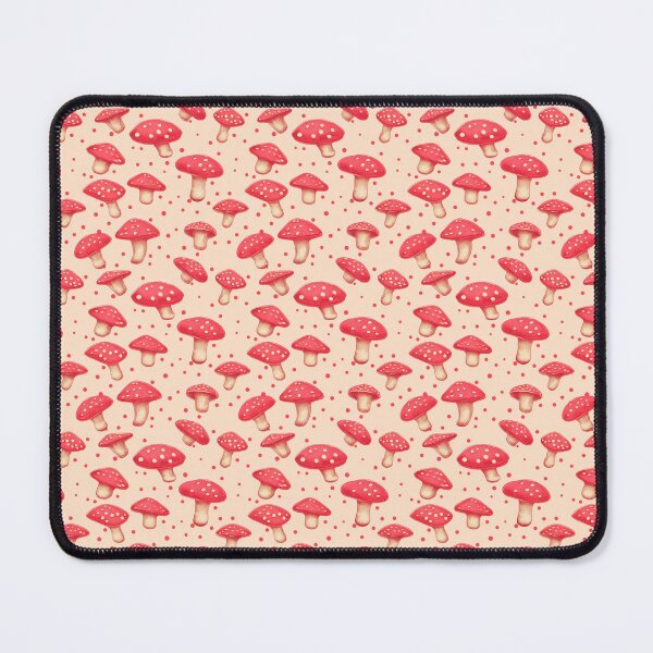Item preview, Pink Mushrooms with Polkadots Pattern designed and sold by Heather Maree Design Studio.