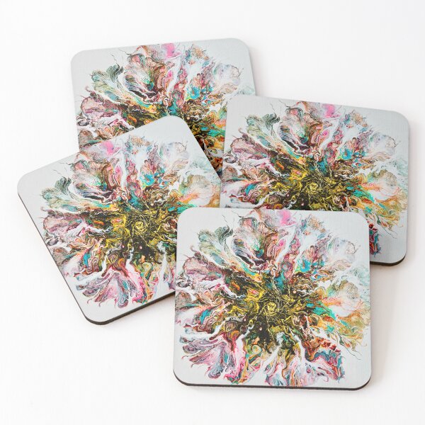 Item preview, Colorful flower fluid paint  designed and sold by baksuart.