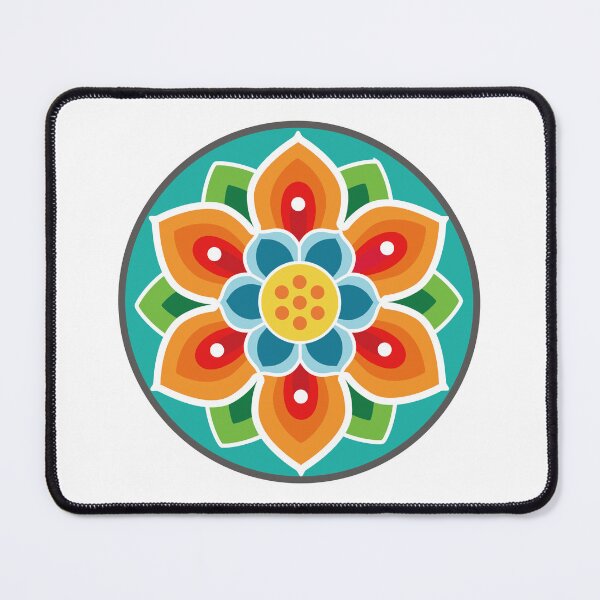 Item preview, Orange and green Dancheong pattern [korean traditional] designed and sold by haje-shop.