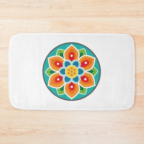Item preview, Orange and green Dancheong pattern [korean traditional] designed and sold by haje-shop.