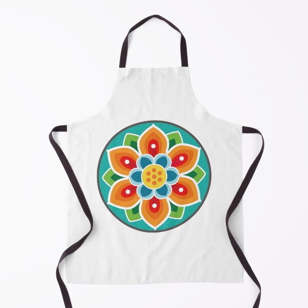 Item preview, Orange and green Dancheong pattern [korean traditional] designed and sold by haje-shop.