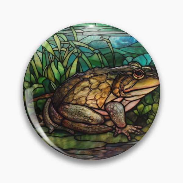 Item preview, Stained Glass Bullfrog designed and sold by Matt's Artificial Nature.