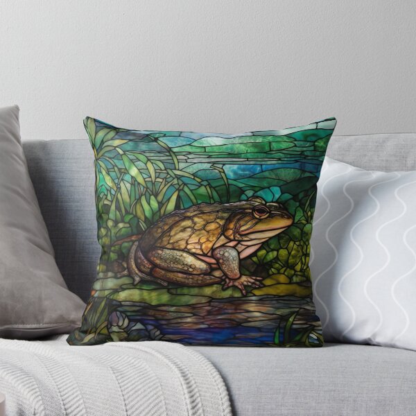 Item preview, Stained Glass Bullfrog designed and sold by Matt's Artificial Nature.