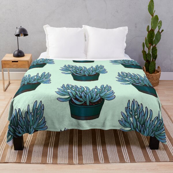 Item preview, Blue Chalksticks Succulent designed and sold by Carolyn-Design.
