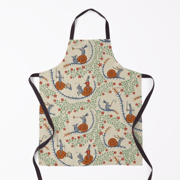 Item preview, Medieval Rabbits and Snails designed and sold by Vicki Dunlop.