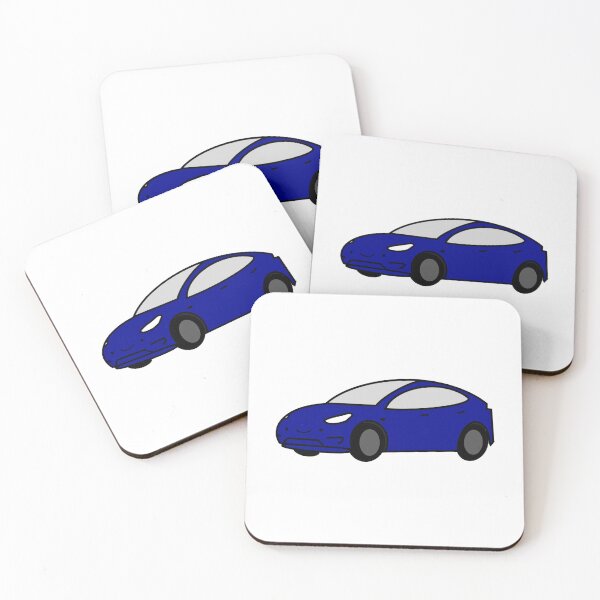 Item preview, Tesla model Y cute blue designed and sold by CherubDumpling.