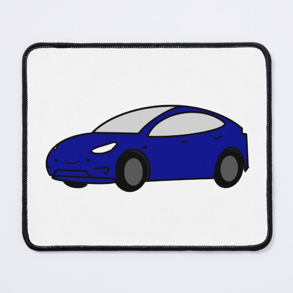 Item preview, Tesla model Y cute blue designed and sold by CherubDumpling.