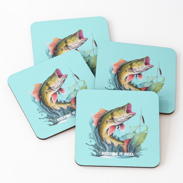 Item preview, Fishing- keeping it reel- keep it reel fishing quote designed and sold by Janetlousart.