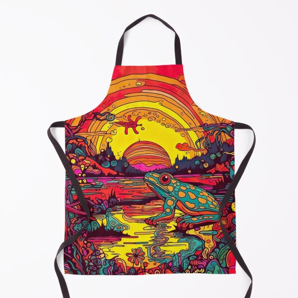Item preview, Psychedelic Trippy Bullfrog designed and sold by Matt's Artificial Nature.