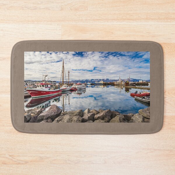 Item preview, Husavik Harbor, Iceland designed and sold by Lyl Dil Creations.