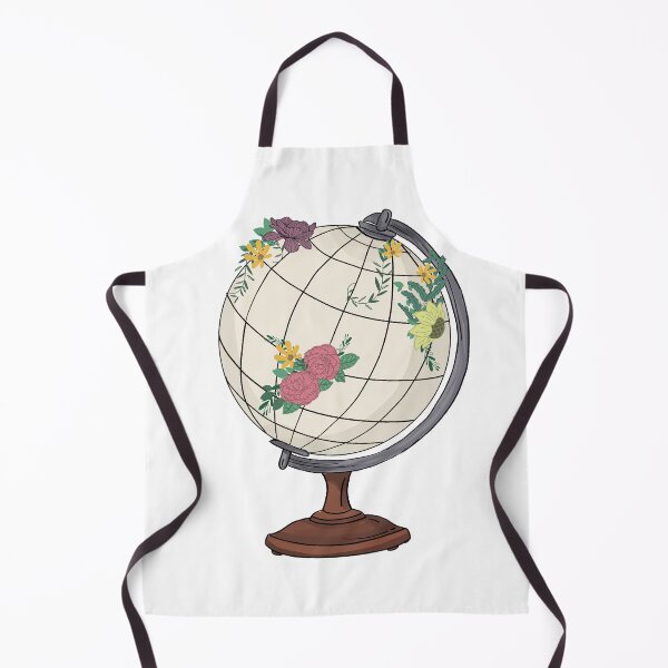 Item preview, Floral Earth Globe Full of Flowers Hand Drawn Sticker Design  designed and sold by Muhammad  Toqeer.