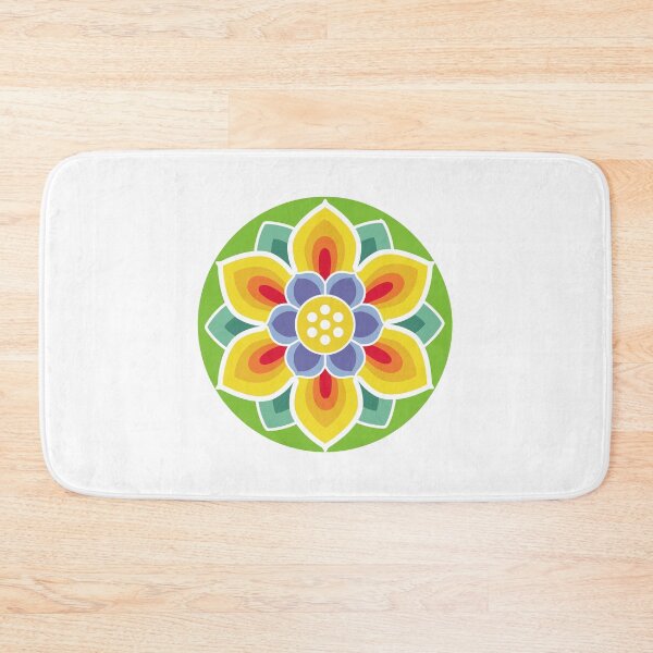 Item preview, Yellow and green Dancheong pattern [korean traditional] designed and sold by haje-shop.