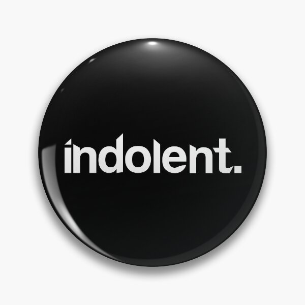 Item preview, Indolent - Single Word Black designed and sold by StaggerWords.