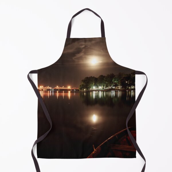 Item preview, Long exposure color photography at the Gualeguaychú river under the moon designed and sold by nachodramis.